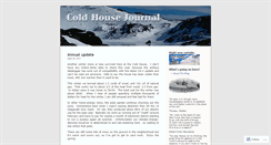 Desktop Screenshot of coldhousejournal.com